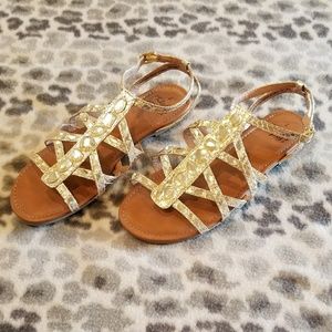 Gold Sandals